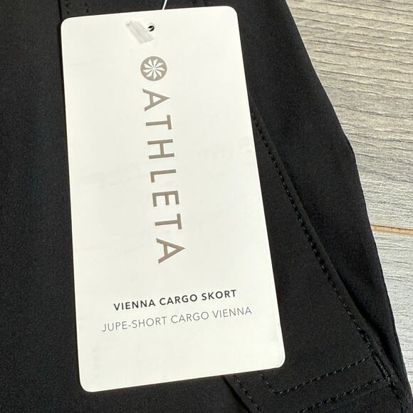 Athleta Vienna Cargo Skort Size 8 Elastic Waist Pickleball Active Gorpcore - Picture 9 of 16